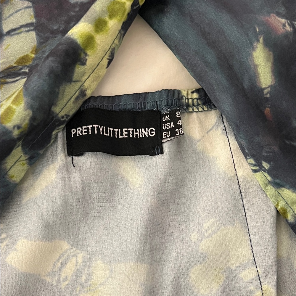 PrettyLittleThing Teal Green Backless Dress - Picture 7 of 9